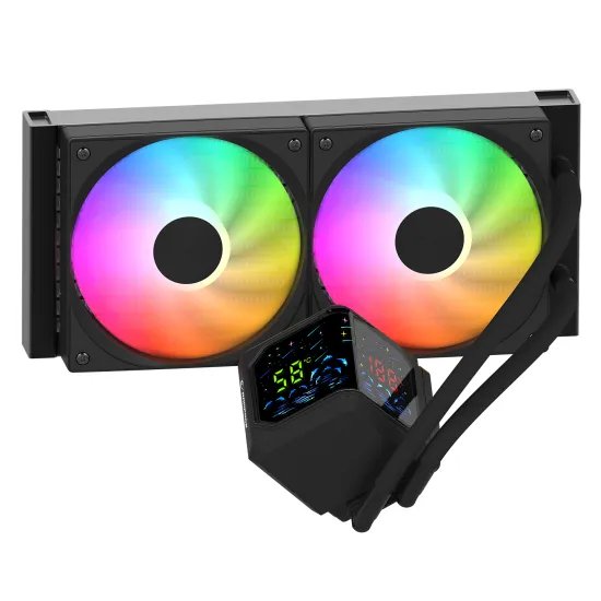 Rampage CPU Cooler HELIOS D24 Digital 120mm ARGB (1700, AM5)
