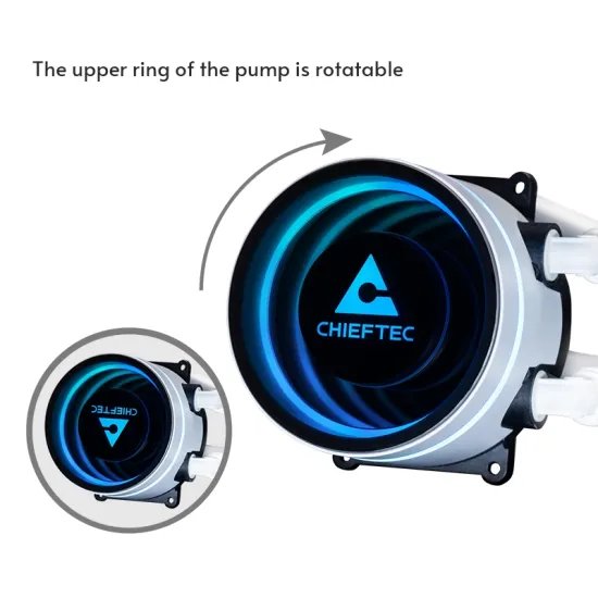 Chieftec CPU Cooler Iceberg White 240 ARGB (1851, 1700, 1200, AM5, AM4)