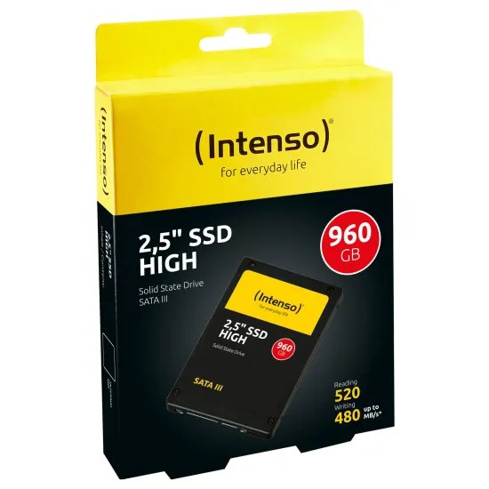 Intenso SSD 960GB 2.5 High Performance (r/w: 520/500 MBs)