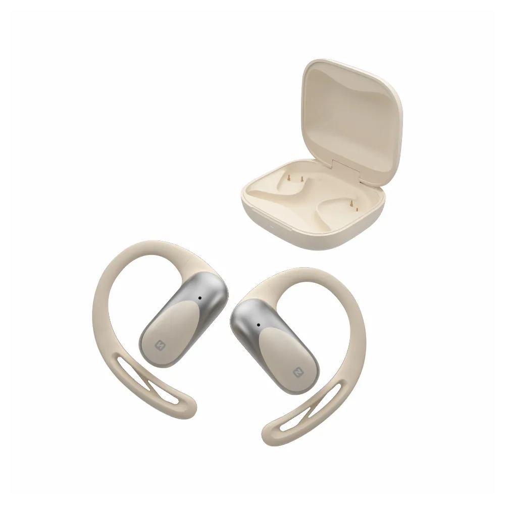 Swissten Slušalice Bluethooth TWS Running Open Ear - Beige