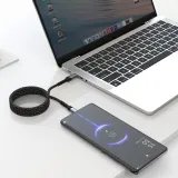 Swissten Data kabl Magnetic Self-Winding USB-C To USB-C - 1m