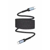 Swissten Data kabl Magnetic Self-Winding USB-C To USB-C - 1m