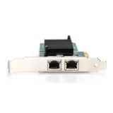 Digitus Mrežna kartica PCIe, 2x Gigabit Ethernet (1Gbps), PCI-Express x1, RJ-45, low-profile bracket, internal