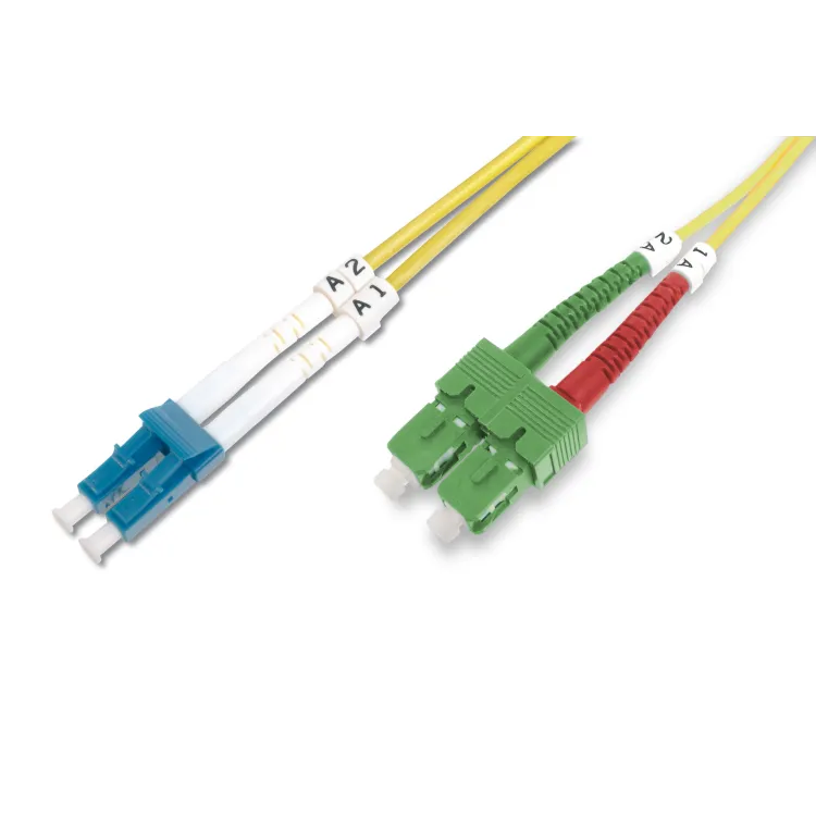 Digitus Optički prespojni kabel, singlemodni, duplex, SC (APC) to LC (PC) SM OS2 09/125 µ, 3 m