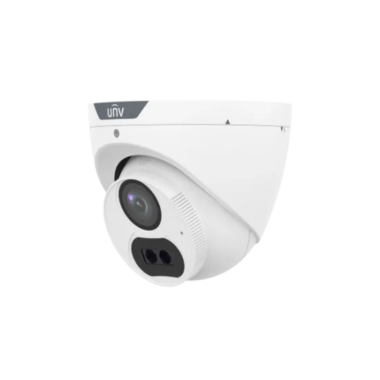Uniview Kamera 8MP UAC-T128-ADF28MS Dome, LightHunter IR, objektiv 2.8 mm, IR domet do 40 m, ugradjen mikrofon, WDR 120 dB, napa