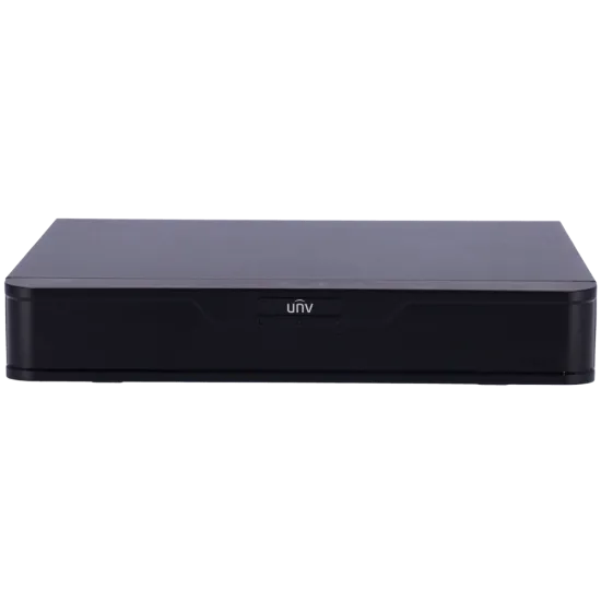 Uniview NVR 8 kanala NVR301-08B-P8-IQ, 1080P, 30FPS, do 12MP, HDMI, VGA, 1 x HDD do 10TB, PoE, 52VDC