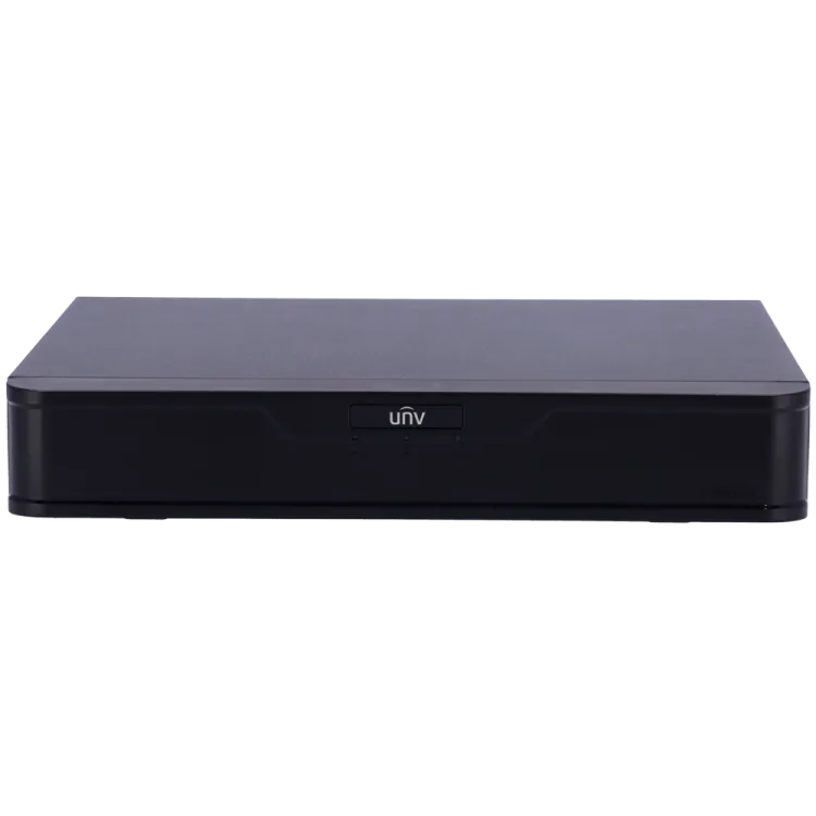 Uniview NVR 8 kanala NVR301-08B-P8-IQ, 1080P, 30FPS, do 12MP, HDMI, VGA, 1 x HDD do 10TB, PoE, 52VDC