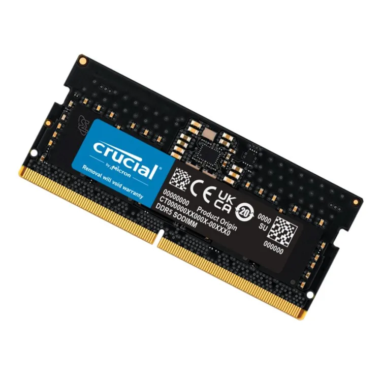 Crucial RAM 32GB 4800MTs DDR5 SODIMM