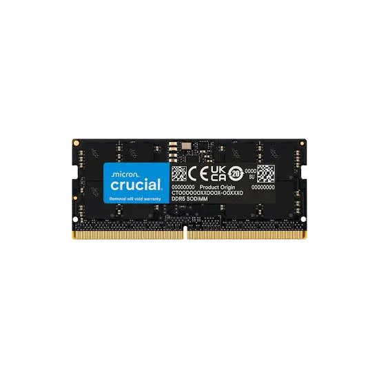 Crucial RAM 32GB 4800MTs DDR5 SODIMM