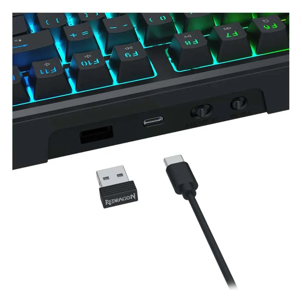 Redragon Tastatura Terraflare Pro K762-WP Wireless/Wired/BT
