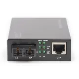 Digitus Gigabit media converter, RJ45 na SC, do 500 m, crni