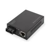 Digitus Gigabit media converter, RJ45 na SC, do 500 m, crni