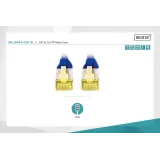 Digitus Kabl S-FTP patch CAT6A 1m plavi