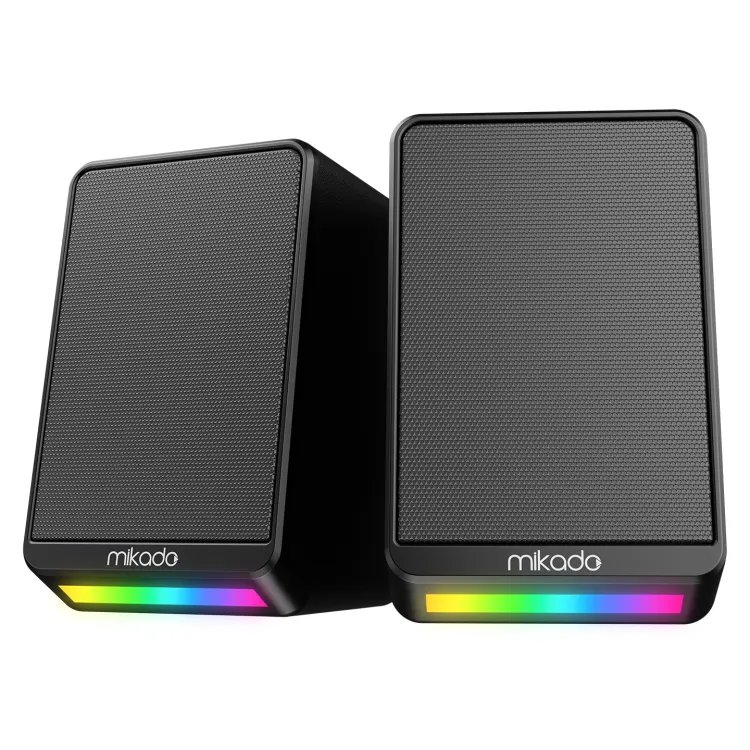 Mikado Zvucnici MD-178 2.0 2x3W RGB, USB 5V + 3.5mm