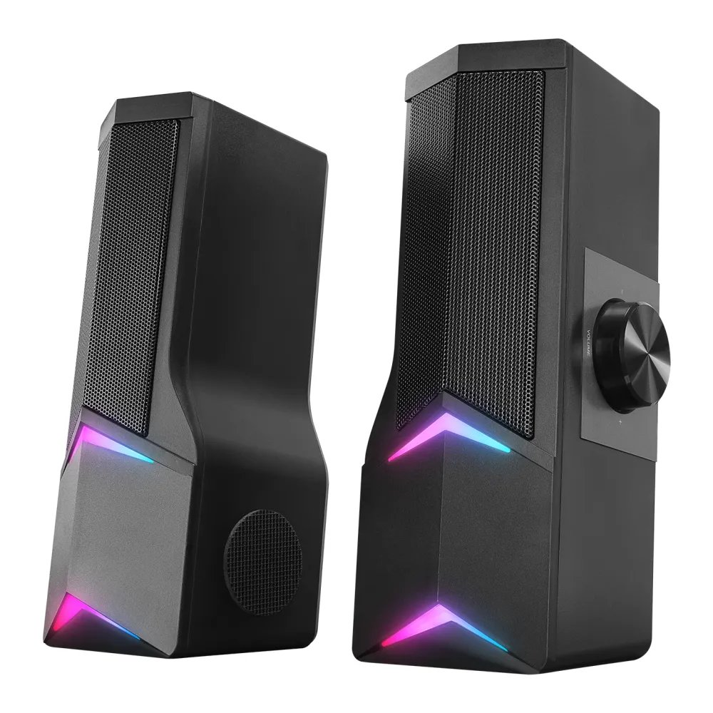 Rampage Zvucnici Elegant X10 2.0 2x3W RGB Bluetooth, USB
