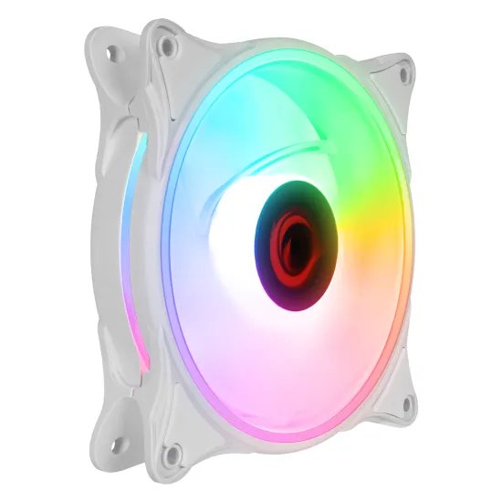 Rampage Cooler GLARE F50 120mm Rainbow RGB bijeli