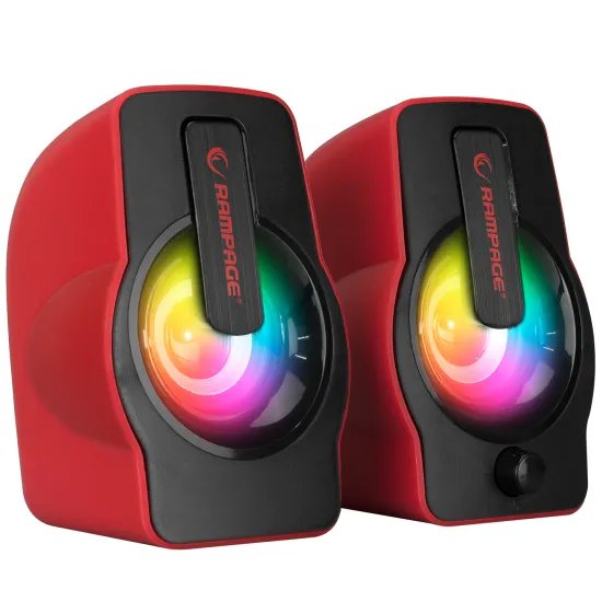 Rampage Zvucnici RMS-G7 FALSETTO 2.0 6W RGB USB