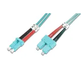 Digitus Opticki patch kabl, multimode, duplex, 1 m, OM3, LC/SC, plavi