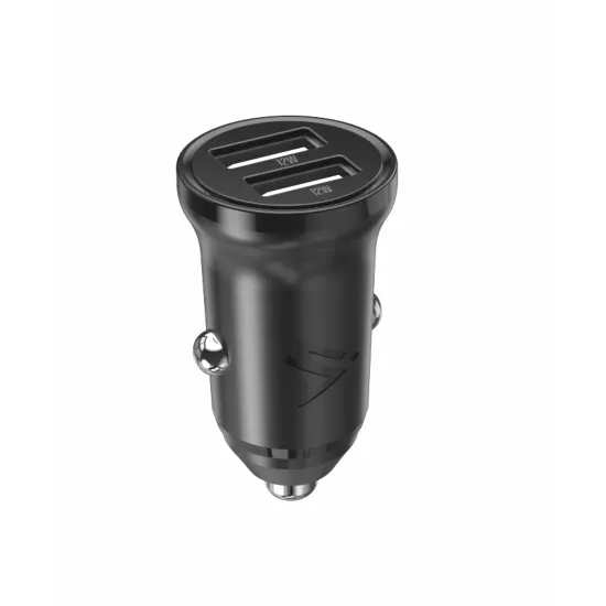 iPEAX Car Charger CL-01, 2,4A, 2x USB-A BLACK