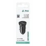 iPEAX Car Charger CL-01, 2,4A, 2x USB-A BLACK