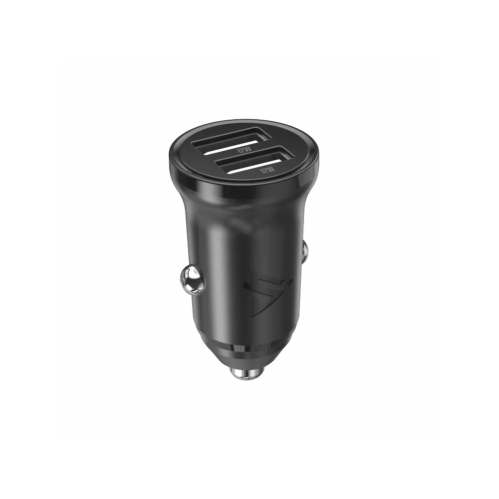 iPEAX Car Charger CL-02, 4.8A, 2x USB-A BLACK