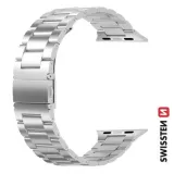 Swissten Metal band for Apple watch, silver (42, 44, 45, 49) mm