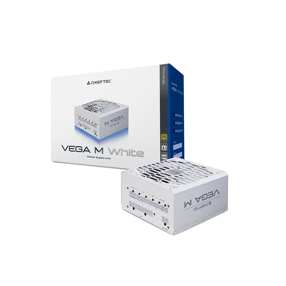 Chieftec Napajanje PPG-850-CW VEGA M White 850W Full Modular 80+ Gold GEN5
