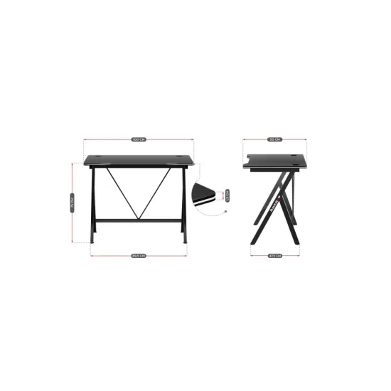 Huzaro Gaming sto HZ Hero 1.4 Black