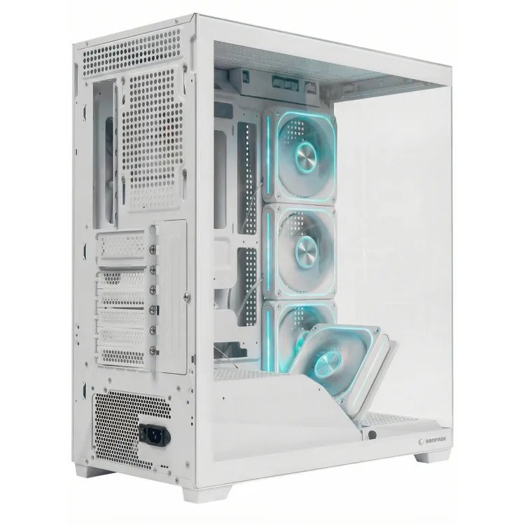 Rampage Case SYLON 5x120 ARGB 750W 80+ Bronze White