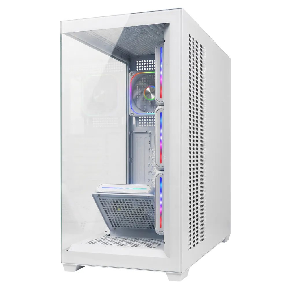 Rampage Case SYLON 5x120 ARGB 750W 80+ Bronze White