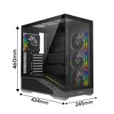 Rampage CASE REAPER 4x120 ARGB 850W 80+ Bronze