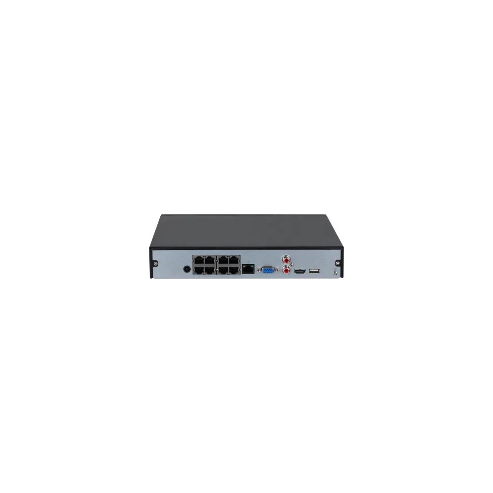 Dahua NVR 8 kanala DHI-NVR2108HS-8P-4KS3, 4K, do 12MP, HDMI, VGA, 1 x HDD, 8 x PoE