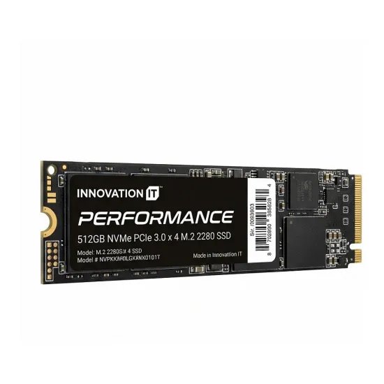 Innovation IT SSD 512GB M.2 Performance NVMe PCIe 3.0 x 4 bulk QLC