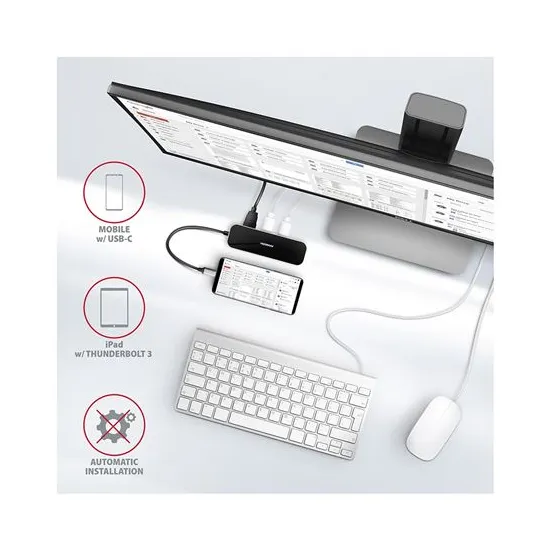 USB HUB SS USB-C 6IN1 HMC-6GL, AXA