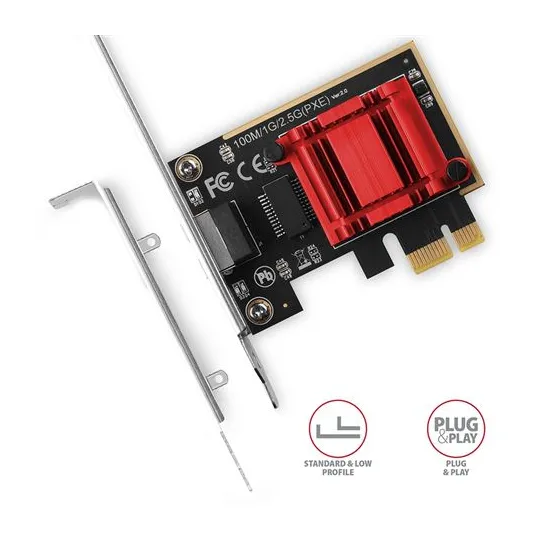 AXAGON PCEE-G25 PCIE 2.5 GIGABIT ETHERNET