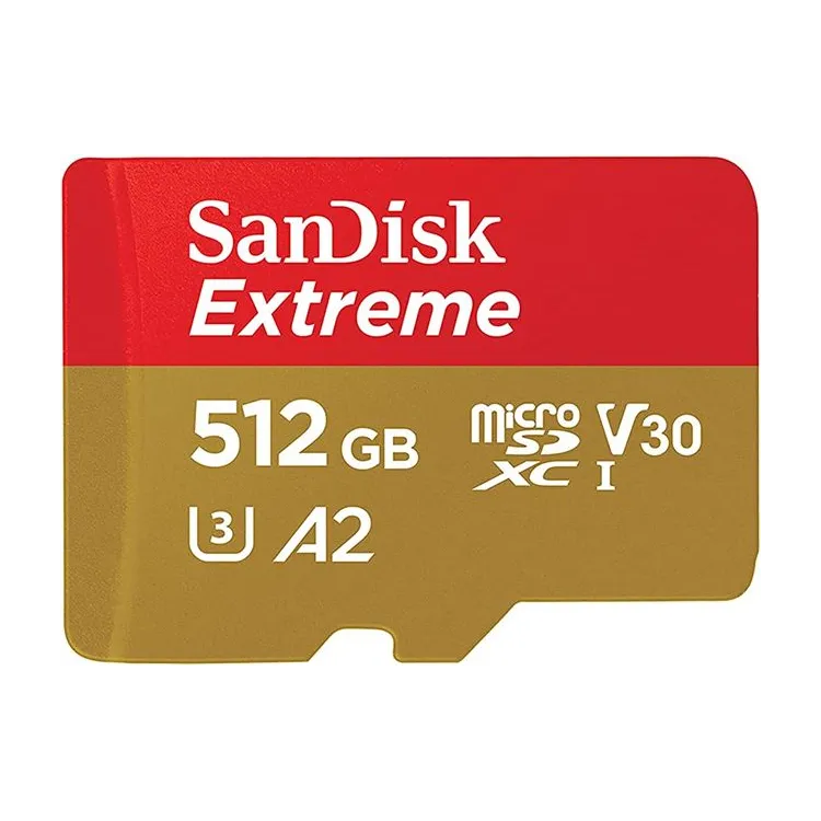 MEM SD MICRO 512GB Sandisk Extreme, A2, V30, U3