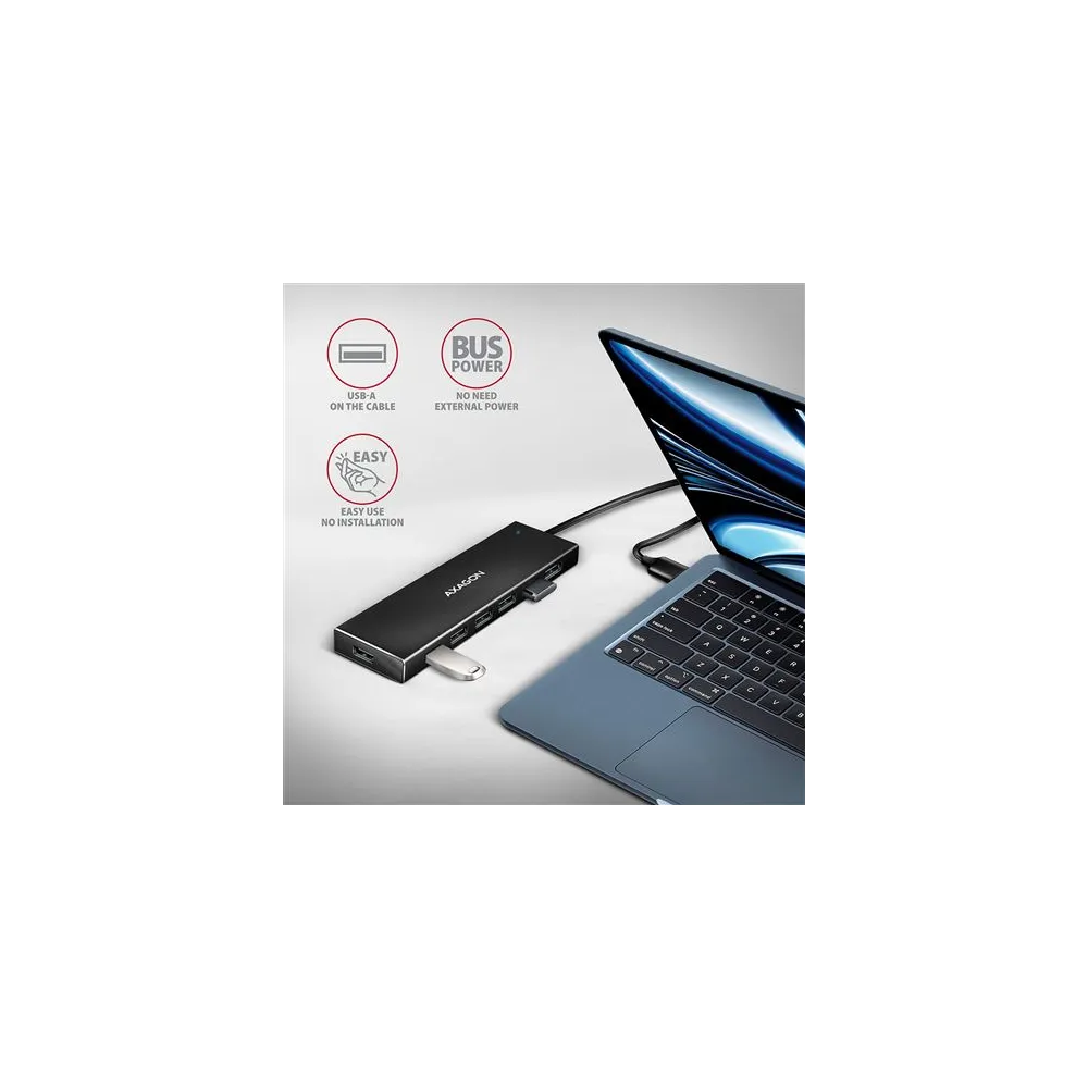 AXAGON HUE-F7A 7xUSB3.2 Hub, Charging