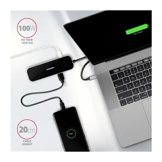 USB HUB SS USB-C 6IN1 HMC-6H4A, AXA
