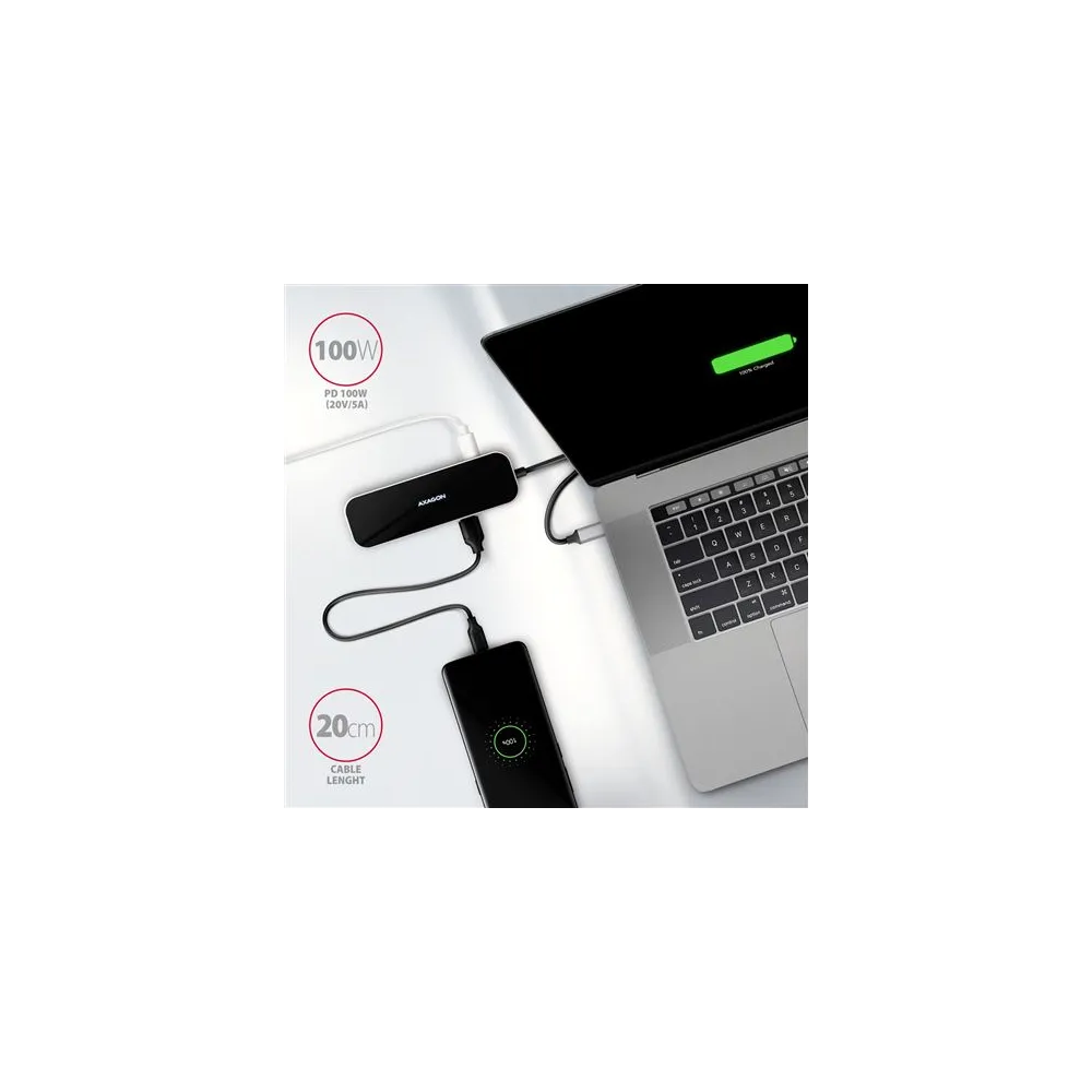 USB HUB SS USB-C 6IN1 HMC-6H4A, AXA