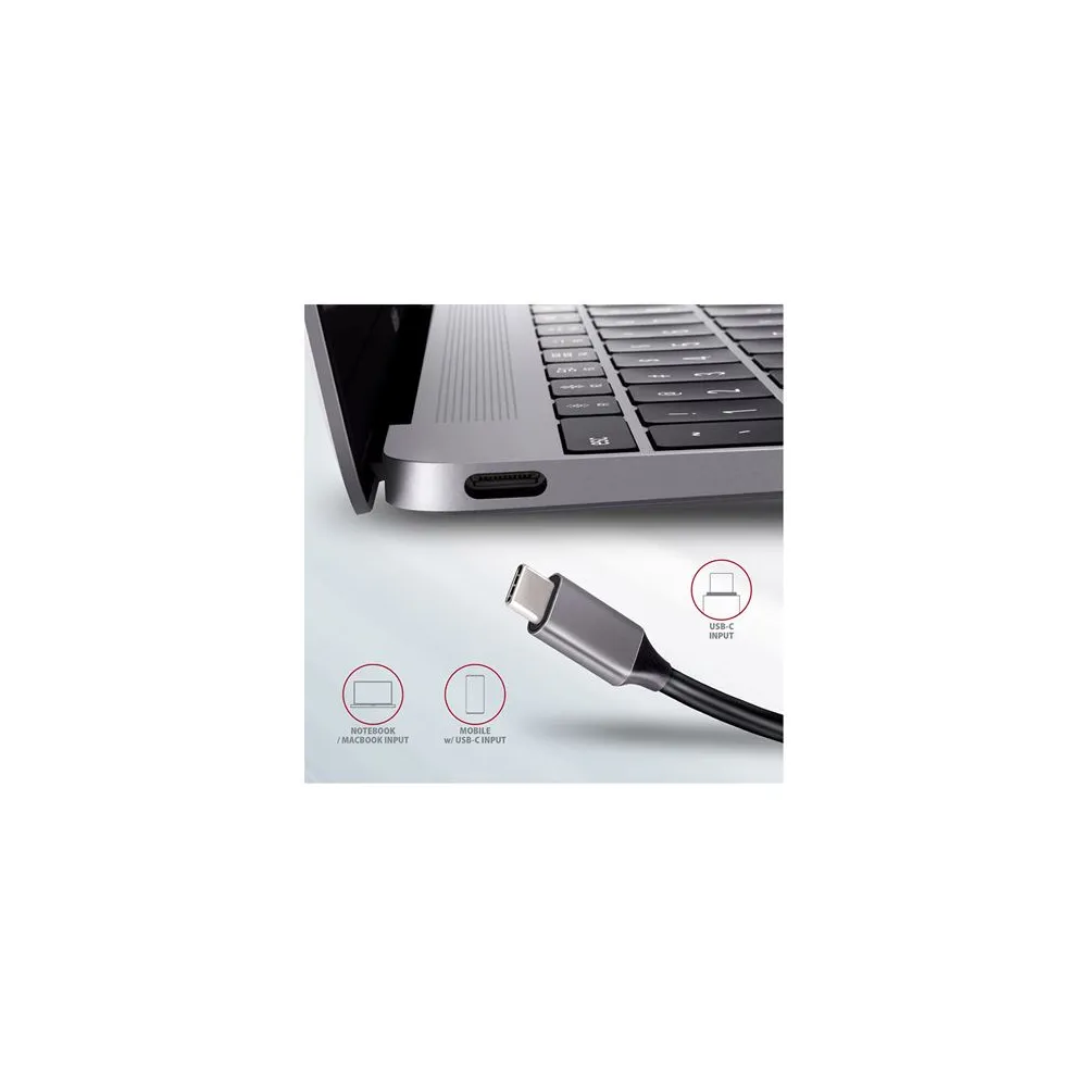 USB HUB SS 2xUSB3.2 Gen 2,USB-C(1x60W), HDMI, HMC-5 ,AXA