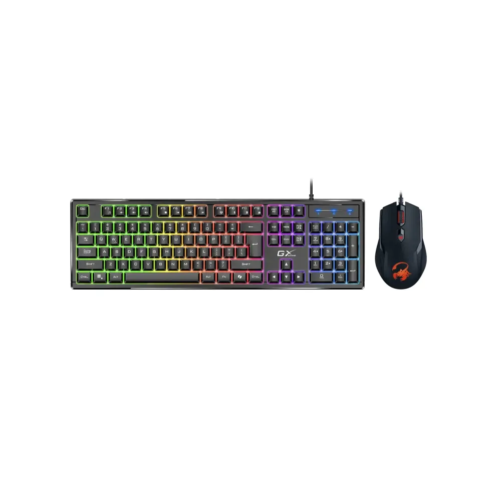 Scorpion KM-GX6 Gaming RGB USB US crna tastatura + miš