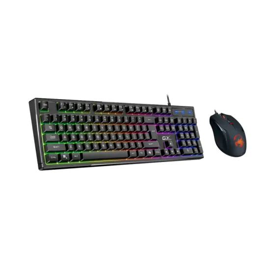 Scorpion KM-GX6 Gaming RGB USB US crna tastatura + miš