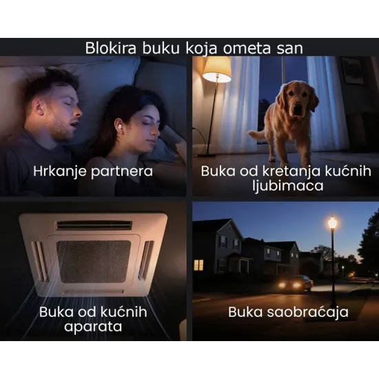 Soundcore Sleep A30 Noise Masking BT bežične bubice zelene