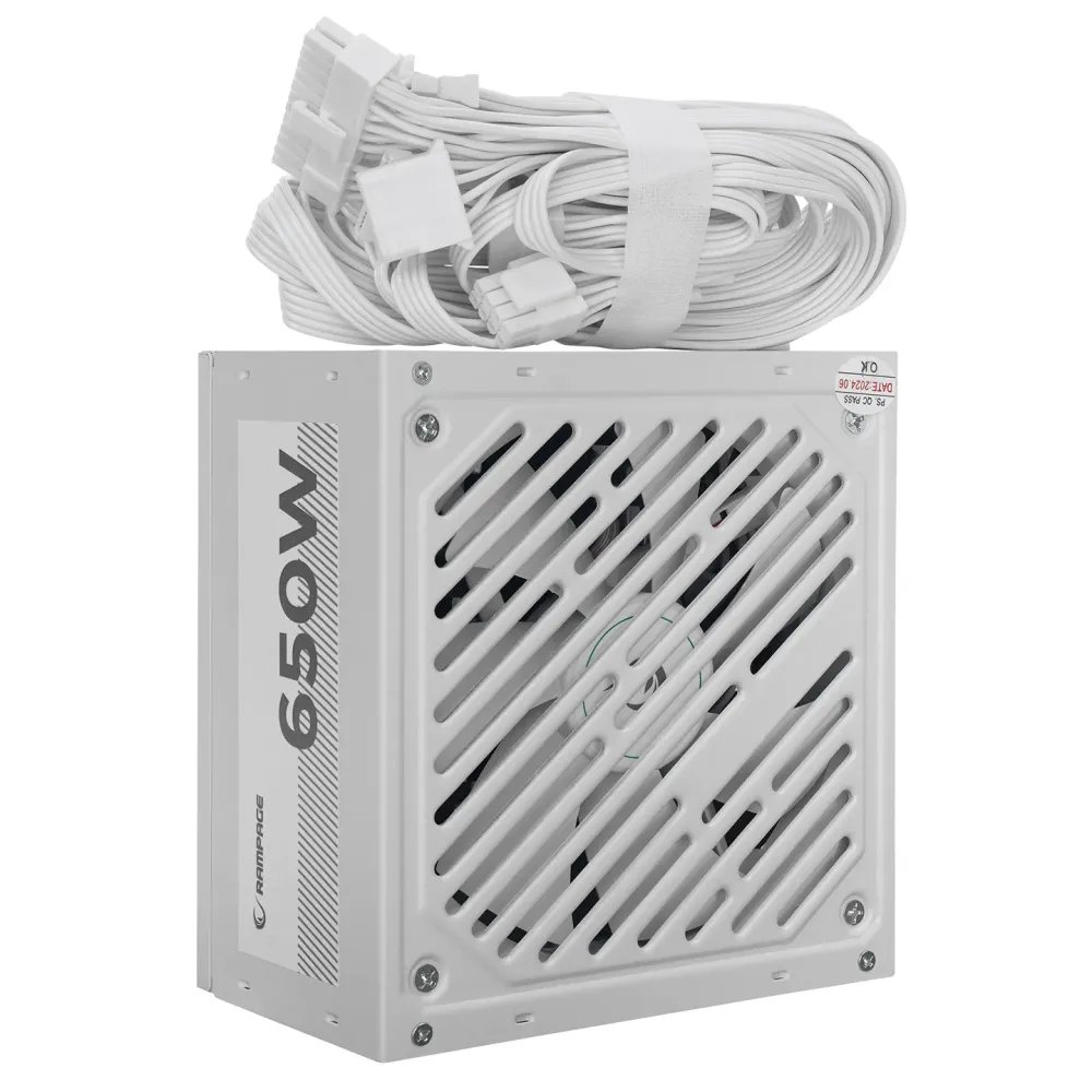 Rampage Napajanje RMP-650-80PB 650W 80+ Bronze Active PFC White