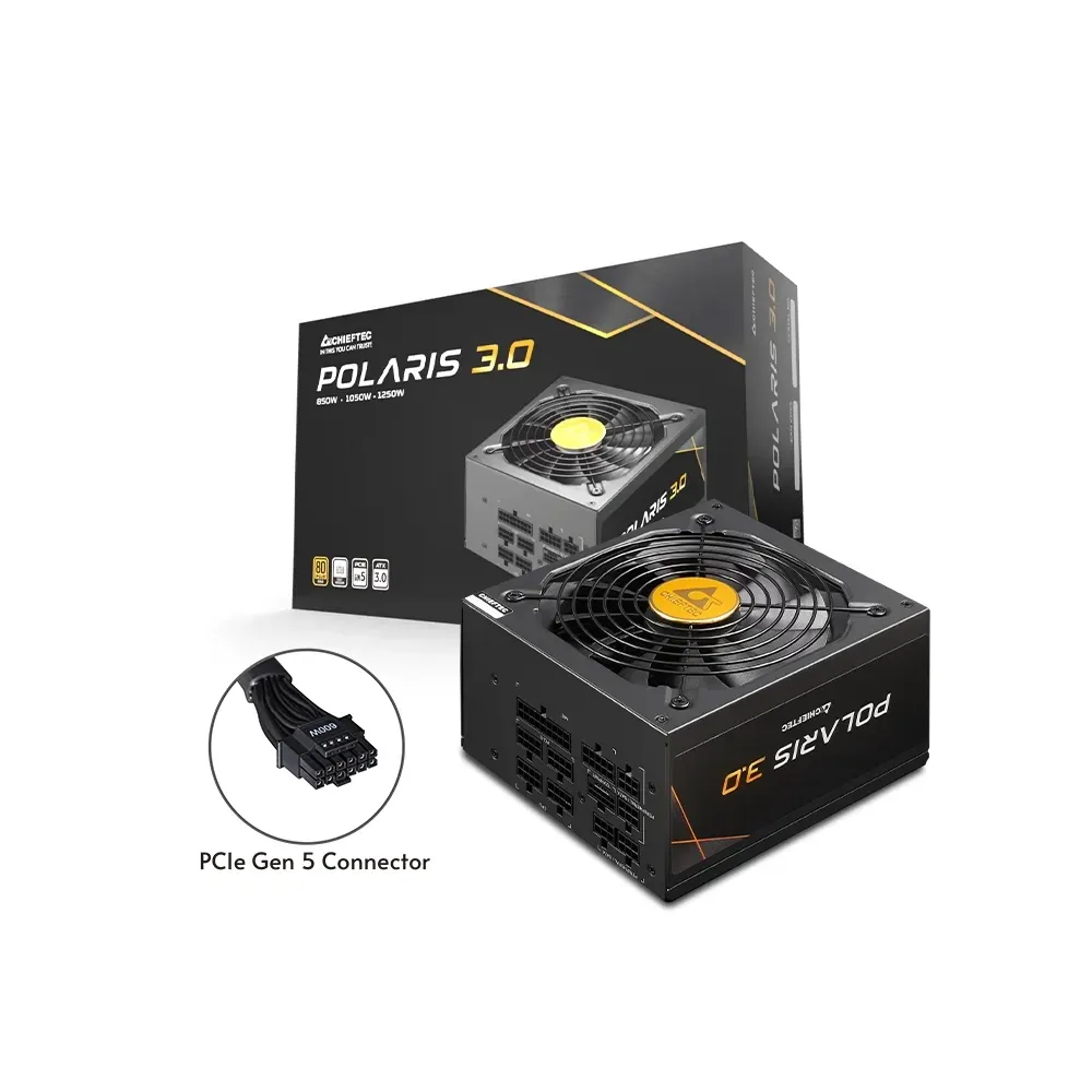 Chieftec Napajanje PPS-1250FC-A3 POLARIS 3.0 SERIES 1250W Full Modular 80+ Gold GEN5