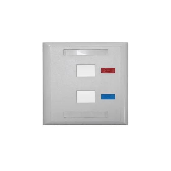 Utičnica modularna, za 2 RJ45 modula, 120mm