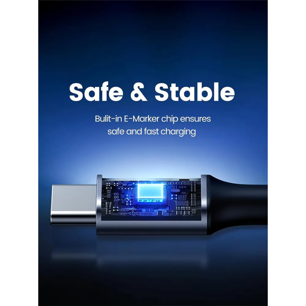 Swissten Kabl Arcade Gaming Type-C To Type-C 100W USB 2m - Black
