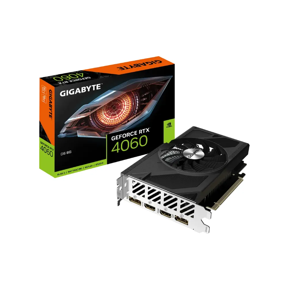 nVidia GeForce RTX 4060 D6 8GB 128bit GV-N4060D6-8GD