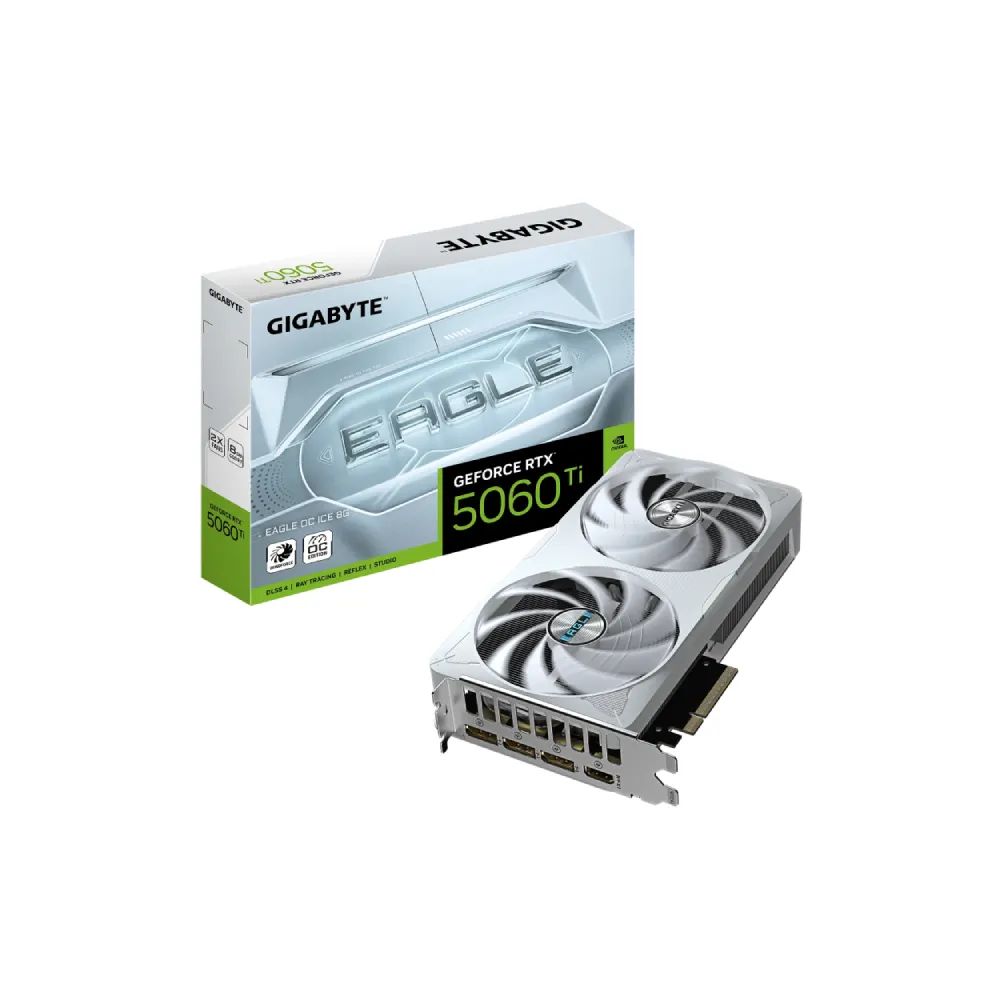 nVidia GeForce RTX 5060 Ti EAGLE 8GB 128bit GV-N506TEAGLEOC ICE-8GD rev. 1.0