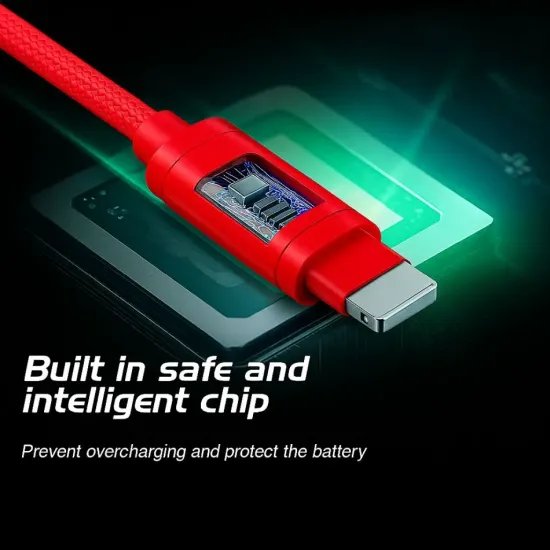 Swissten Data kabl Textile USB / USB-C 1.2m Red